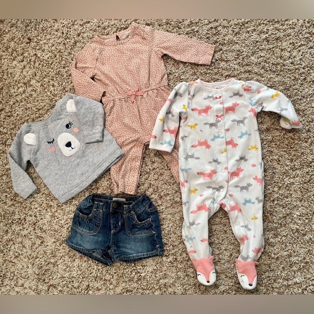 Oh So Cute Baby 6 Months Clothing Lot of 4